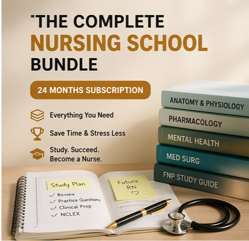 Complete Nursing School Bundle-24 Months Access